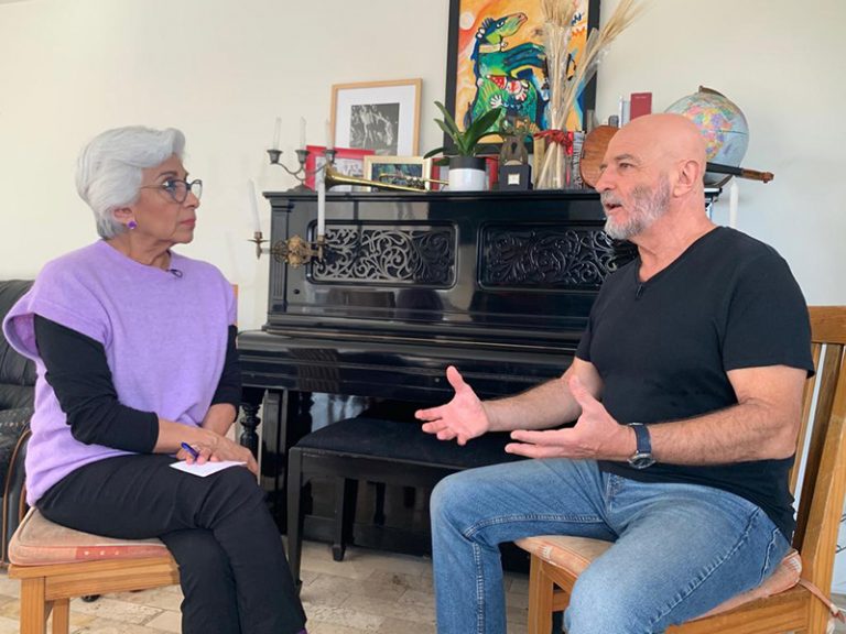 Paty Kelly con Enrique Barrios